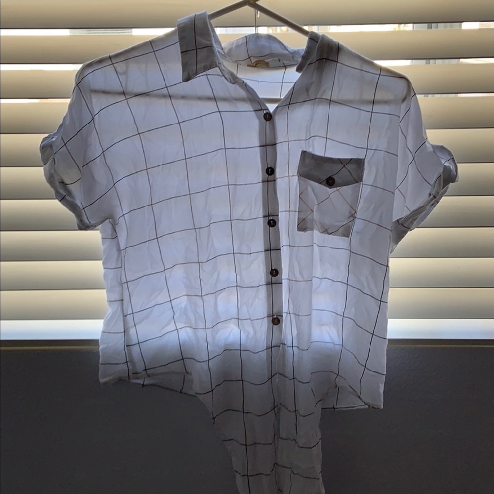 Plaid shirt to wear to school